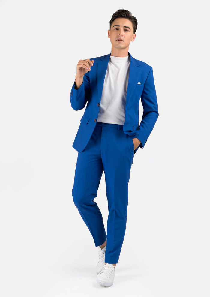 Royal Blue Stretch Suit