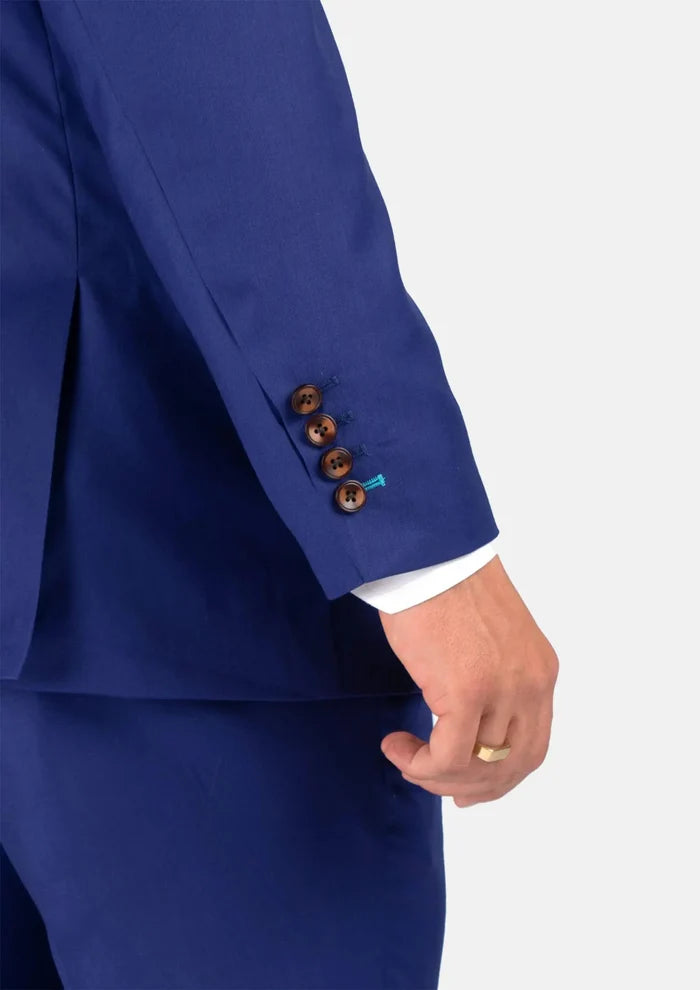 Ellis Royal Blue Twill Jacket - SARTORO