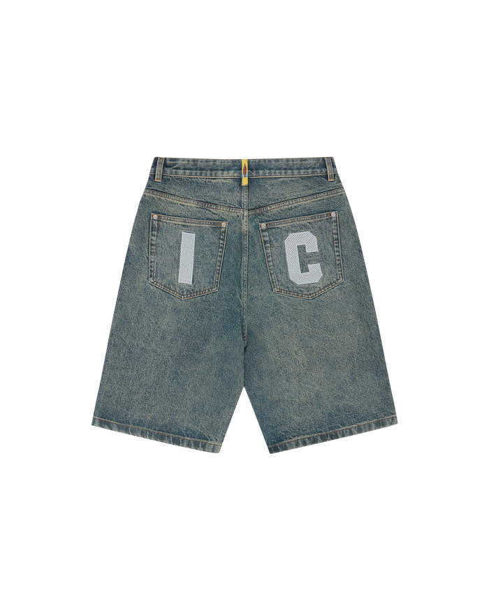 Running Dog Denim Shorts