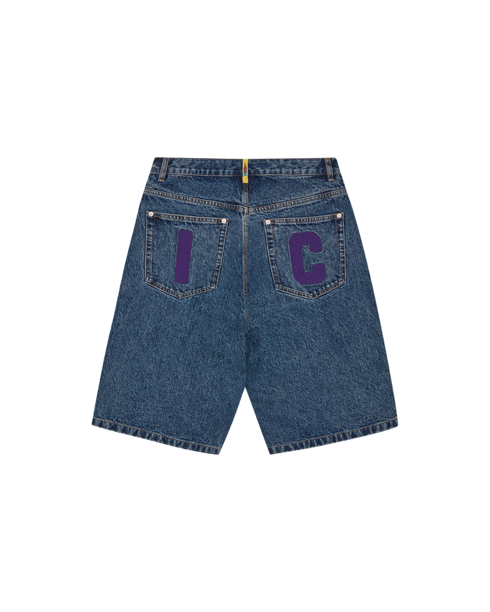 Running Dog Denim Shorts