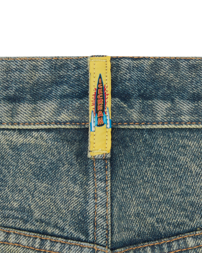 Running Dog Denim Shorts