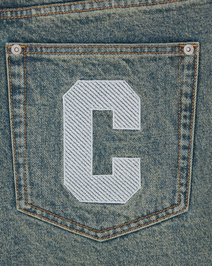 Running Dog Denim Shorts