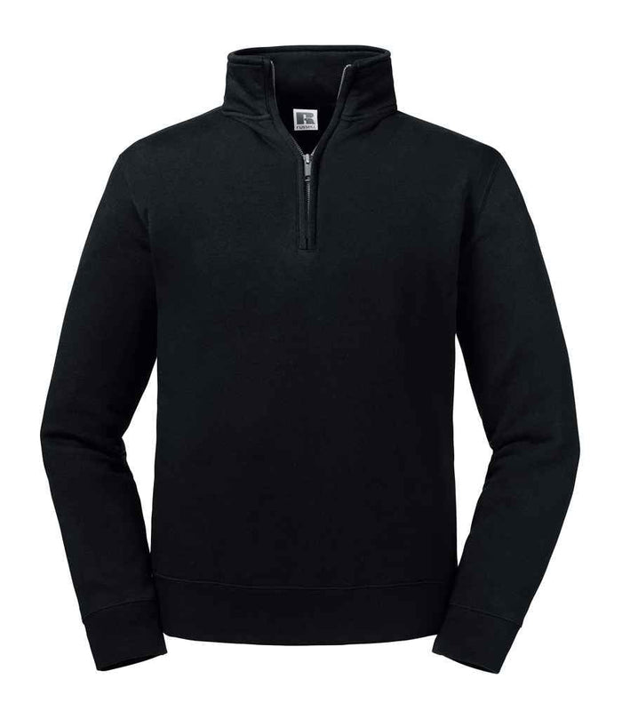 Russell Premium Authentic Zip Neck Sweatshirt