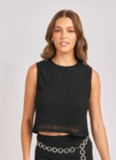 Sadie & Sage Trance Lace Top
