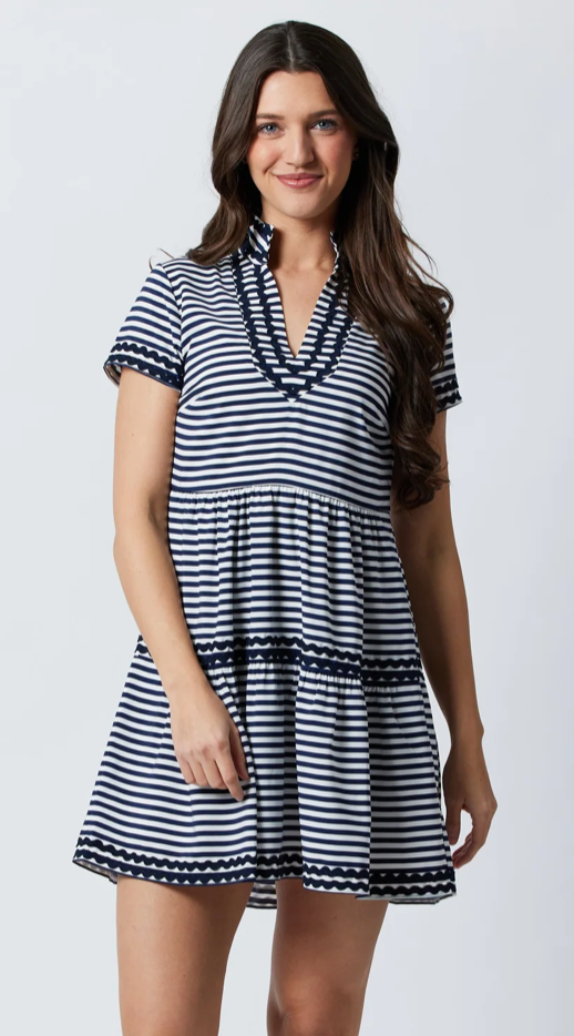 Sail to Sable Fit & Flare Dress
