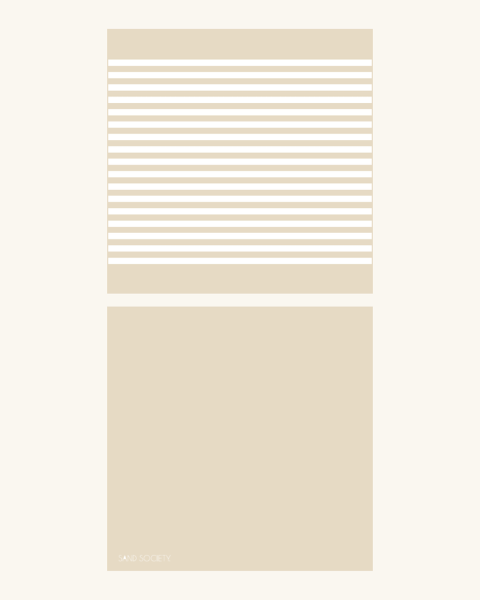 Salted XL sand-free beach towel for two, Sand Society