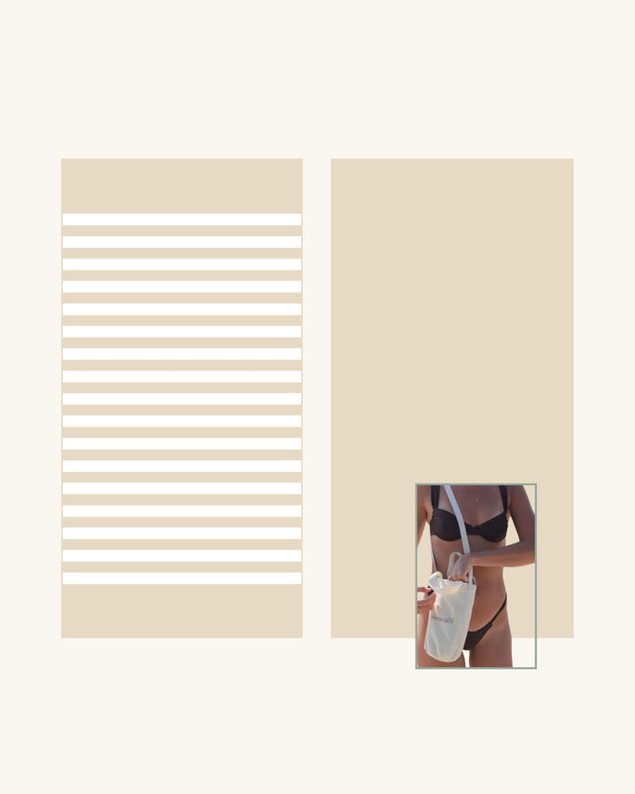 Salted sand-free beach towel, Sand Society