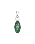 Script Logo Leather Keyring