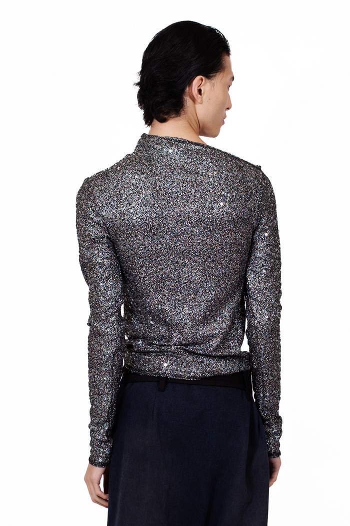 Sequin Asymmetric Top
