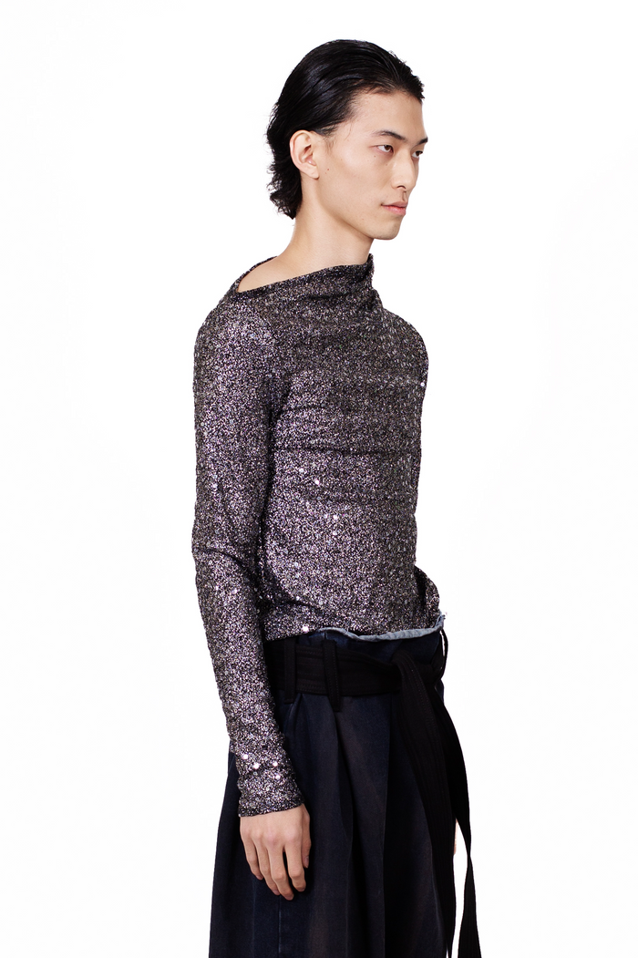 Sequin Asymmetric Top