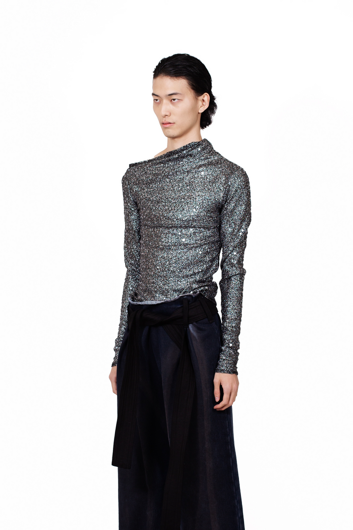 Sequin Asymmetric Top