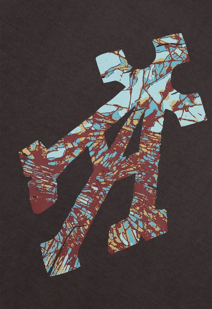 Shattered Alpha Cross Relaxed Tee