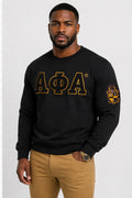 ΑΦΑ Shield Sleeve Chenille Sweatshirt