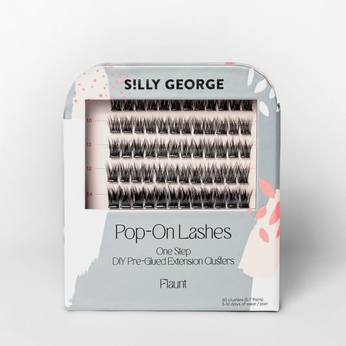 Silly George Pop-On Lashes - Flaunt Black
