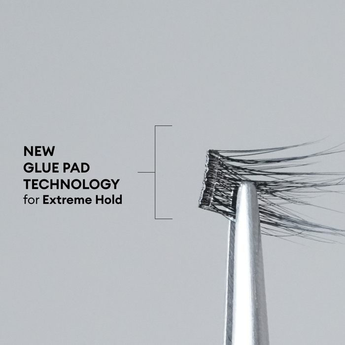 Silly George Pop-On Lashes - Flutter Black