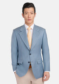 Sky Blue Pinstripe Jacket