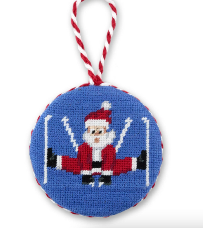 Skiing Santa/Cobalt