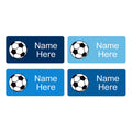 Soccer Ball Rectangle Name Labels 32pk