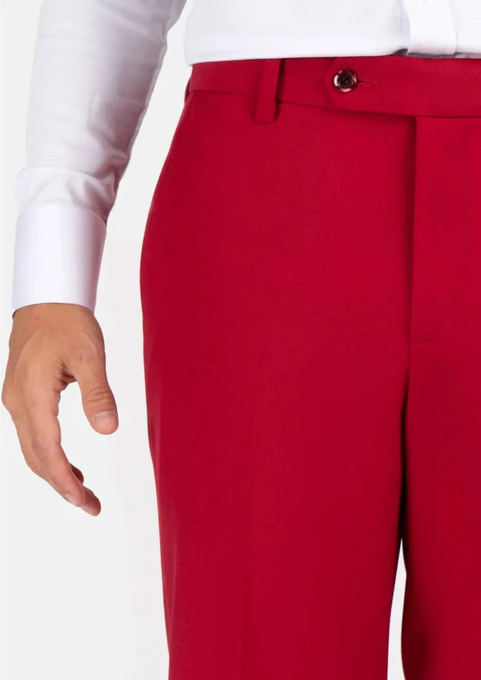 Spanish Red Stretch Pants - SARTORO