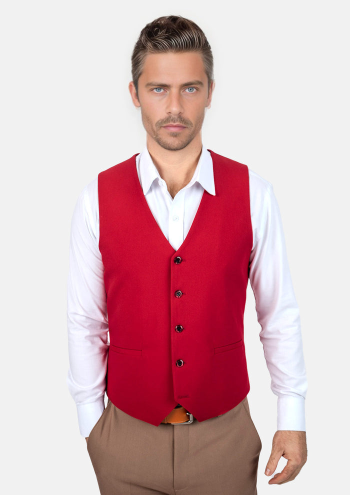 Spanish Red Stretch Vest