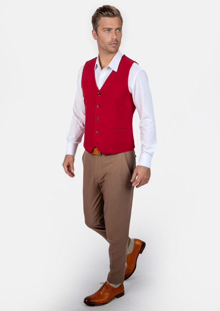 Spanish Red Stretch Vest