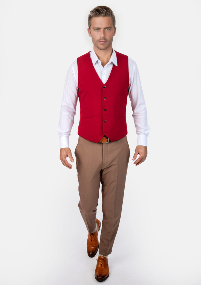 Spanish Red Stretch Vest
