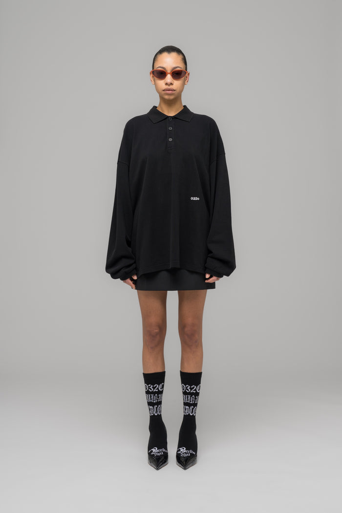 "SPEED DEVIL" LS POLO SHIRT - 032c