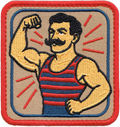 Square Deal Patch - Circus Strong Man