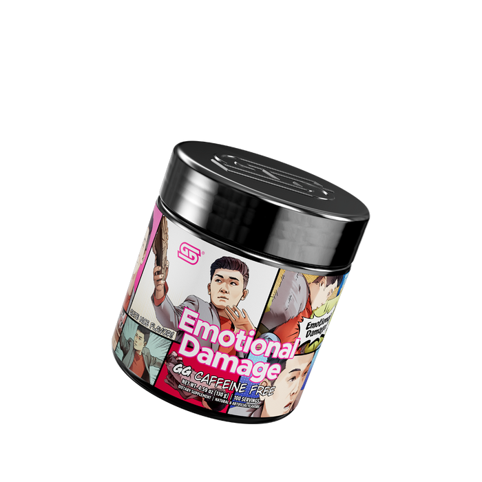 Steven He's Emotional Damage Caffeine Free - 100 Servings - Gamer Supps