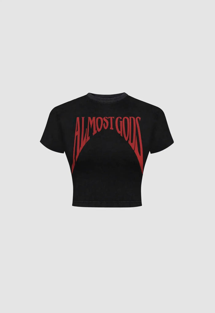 Stonewashed Gothic Baby Tee