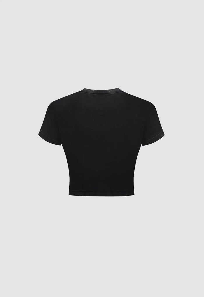 Stonewashed Gothic Baby Tee