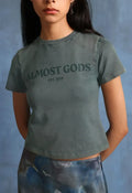 Stonewashed Logo Relaxed Tee