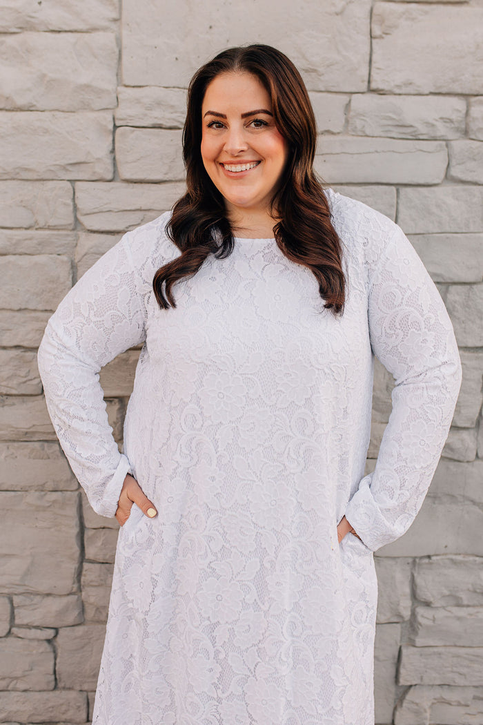 Straight Lace Temple Dress