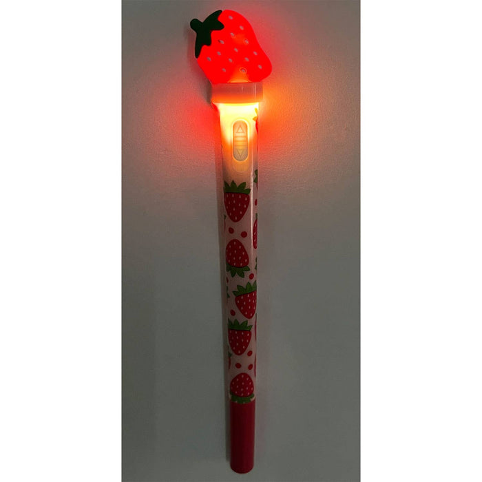 Streamline - Strawberry Spinning LED Light-Up Pen