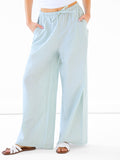 Summer Stripe Trousers - Green Stripe