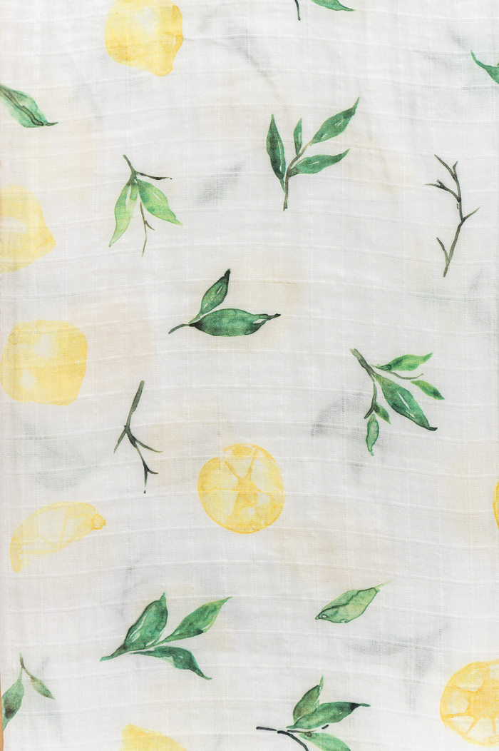 Lemonade organic muslin swaddle lightweight and breathable