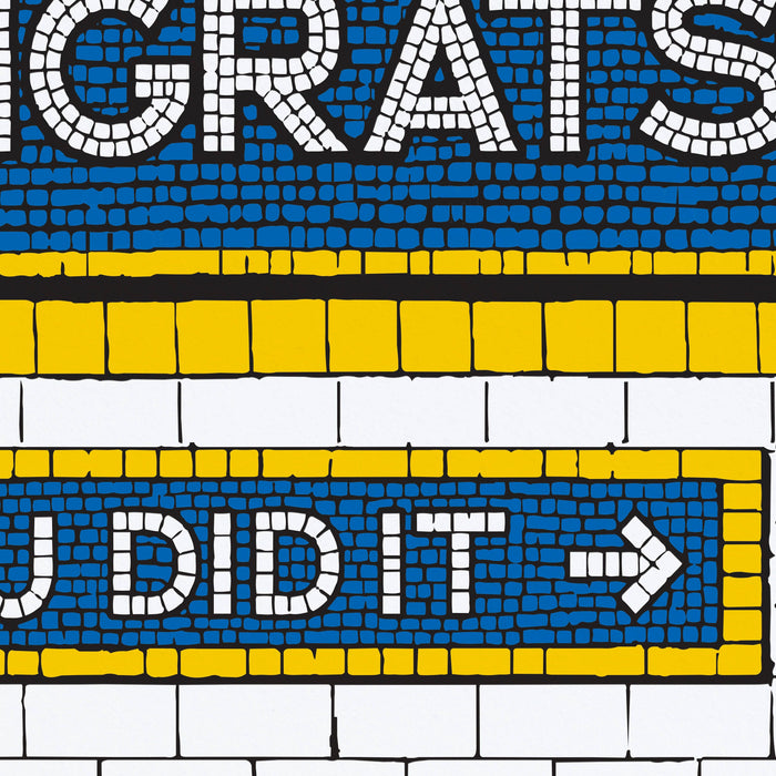 Sweet Bippy Press - Congrats Tile Greeting Card