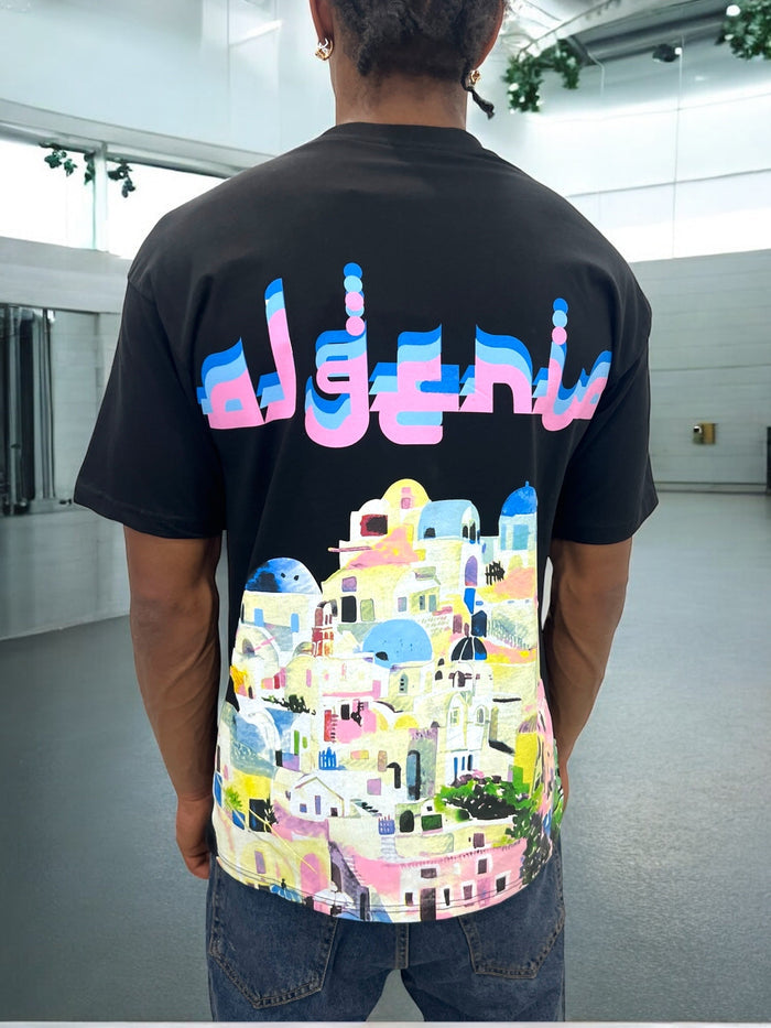 T-shirt Algeria paysage coloré