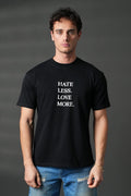 T-shirt «Hate Less. Love More.» – Manifeste du Cœur