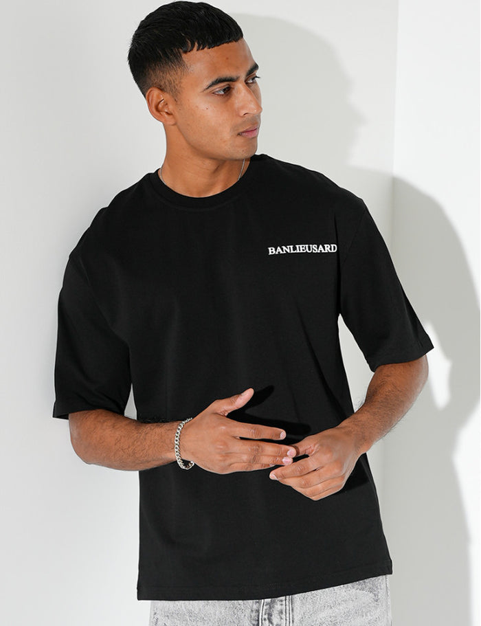 T-Shirt Oversize BANLIEUSARD Noir