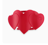 Teleties Heart To Heart Flat Hair Clip