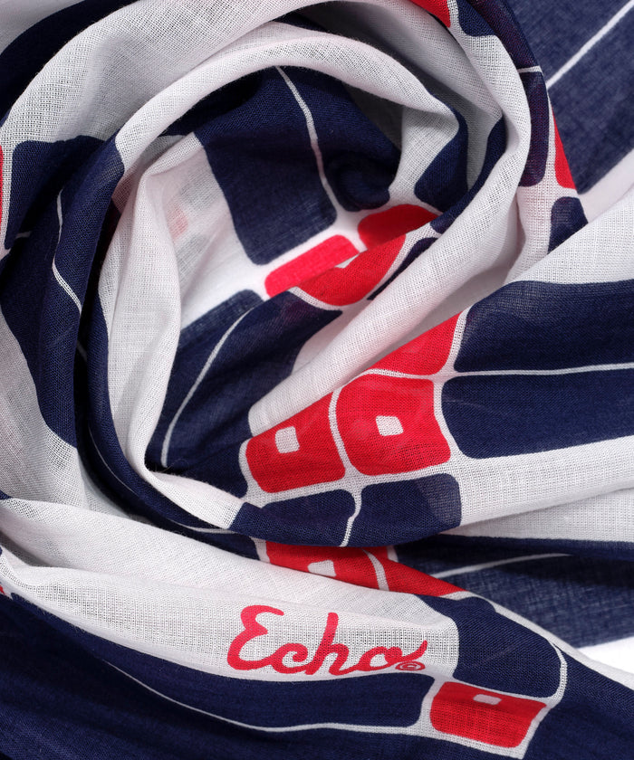 Domino Bandana in Red and Blue