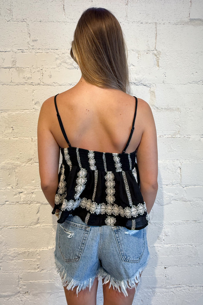 The Florence Top Black Back, adeline boutique, dallas boutique, boutique