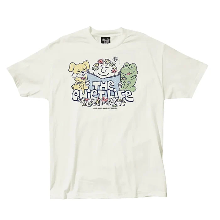 The Quiet Life Read Books T-Shirt cream pure boardshop
