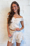 The Sutton Skirt Brown, adeline boutique, dallas boutique, boutique