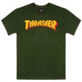 Thrasher Stacked T-Shirt Forest Green Pure Boardshop