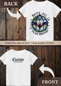 Tiny terror Tee- Batty 🦇 all year round! Claxton Creations GB