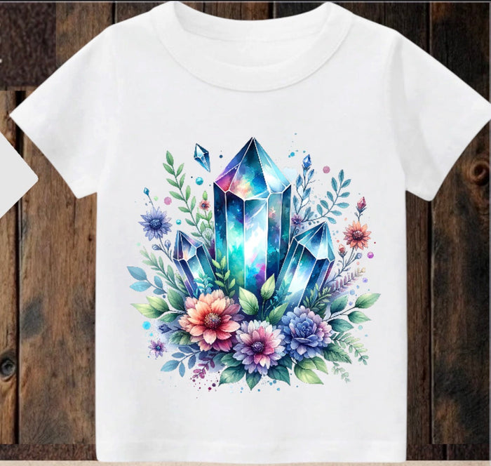 Tiny terror Tee- floral 🌸 Crystal’s Claxton Creations GB