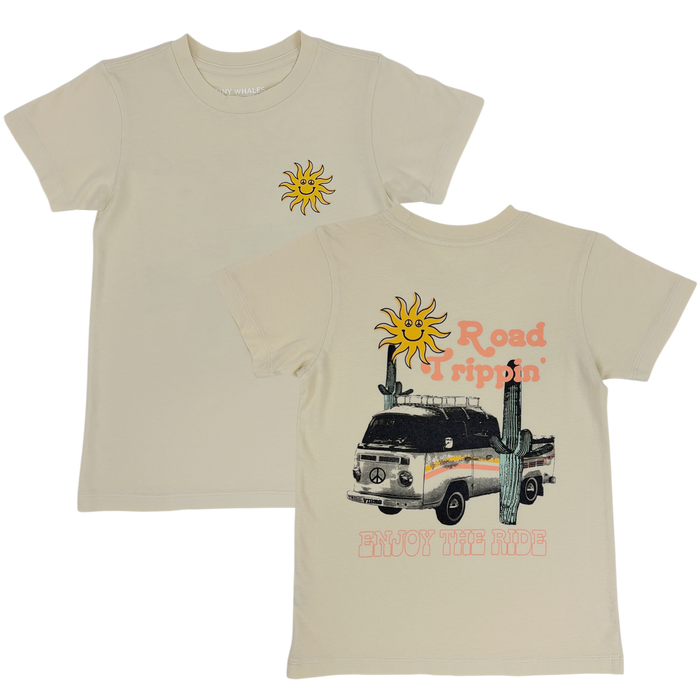 Tiny Whales T-Shirt - Road Trippin Enjoy The Ride