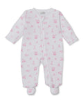 Toy Treasures Pink Girl Zipper Footie
